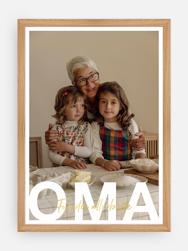 Oma in Lettern