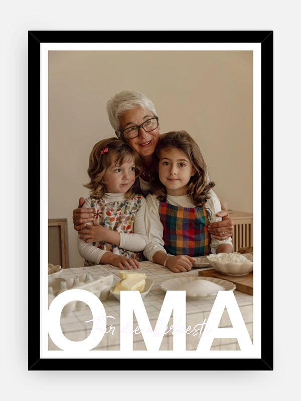 Oma in Lettern