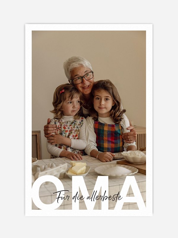 Oma in Lettern