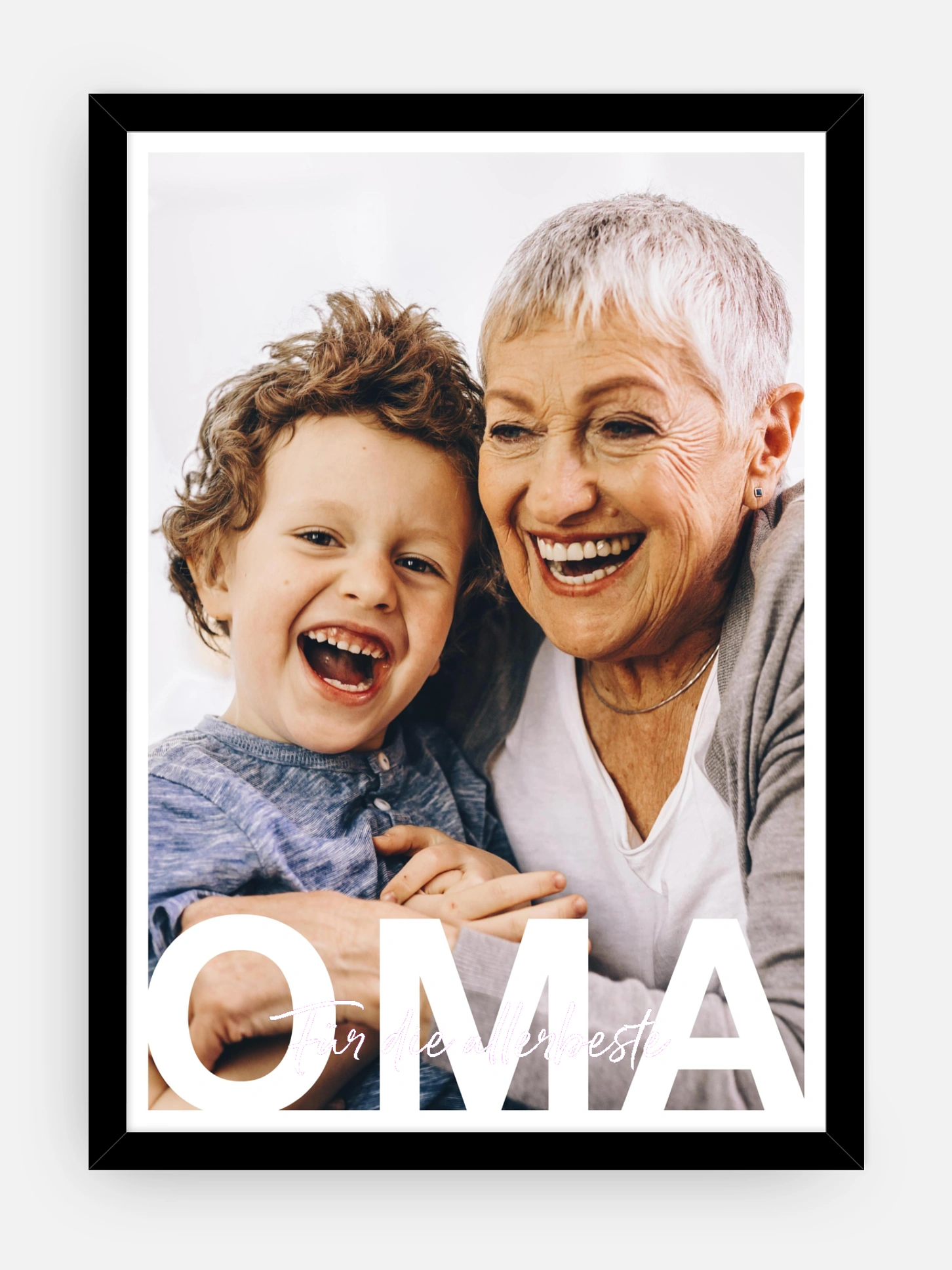 Poster Ostern Oma in Lettern