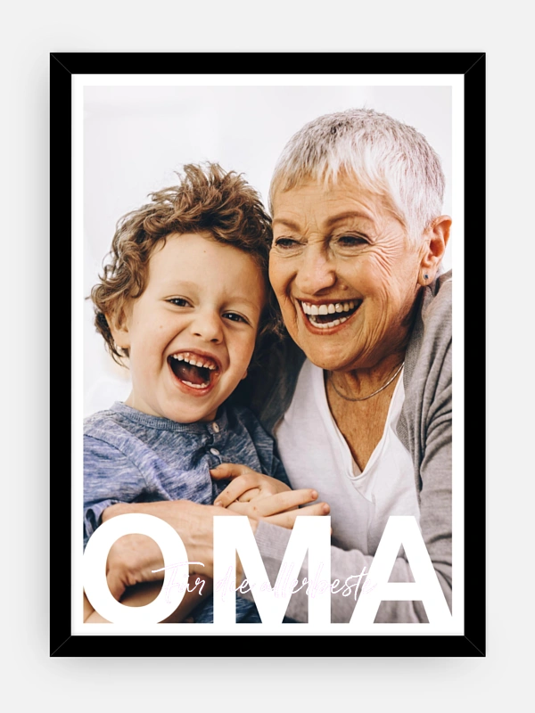 Oma in Lettern