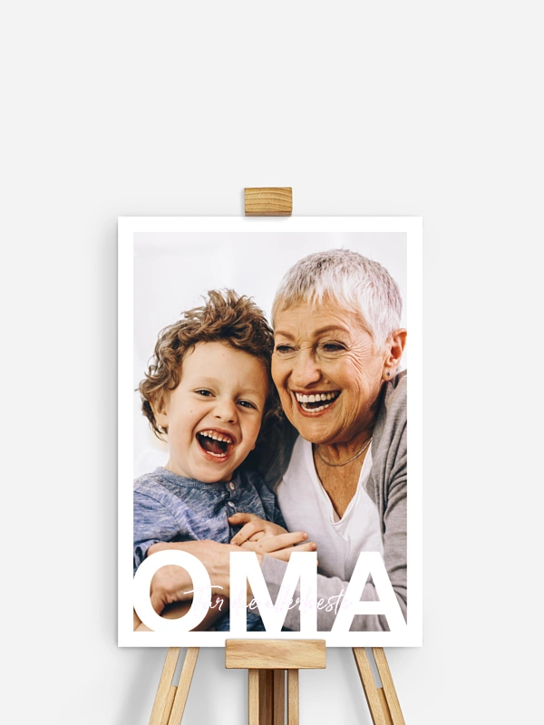 Oma in Lettern