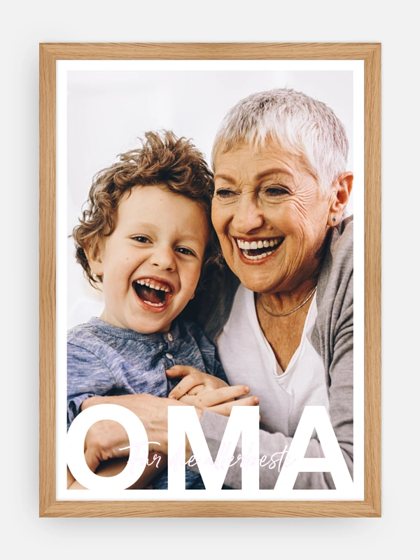 Oma in Lettern