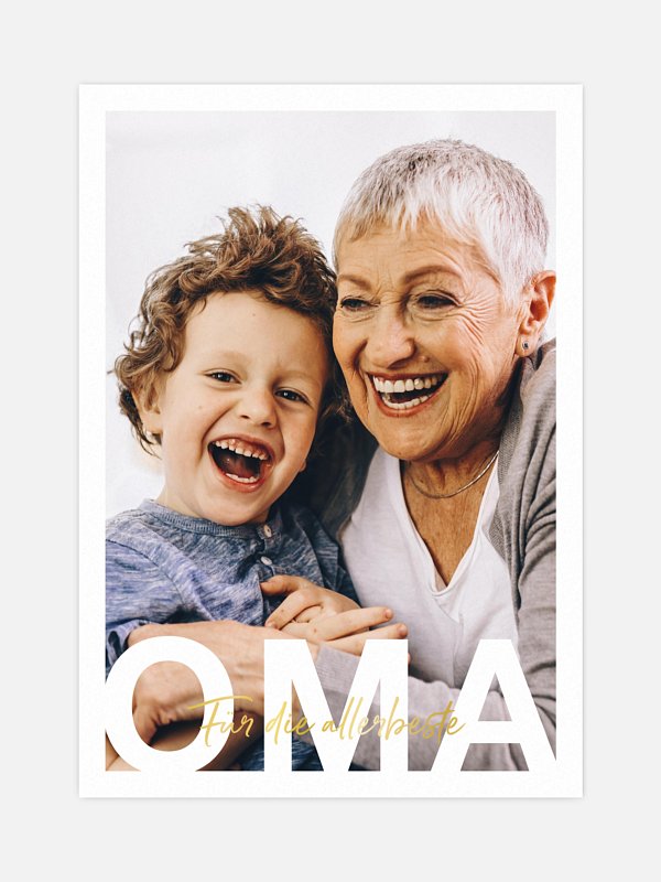 Oma in Lettern