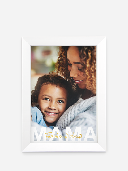 Poster Muttertag Mama in Lettern