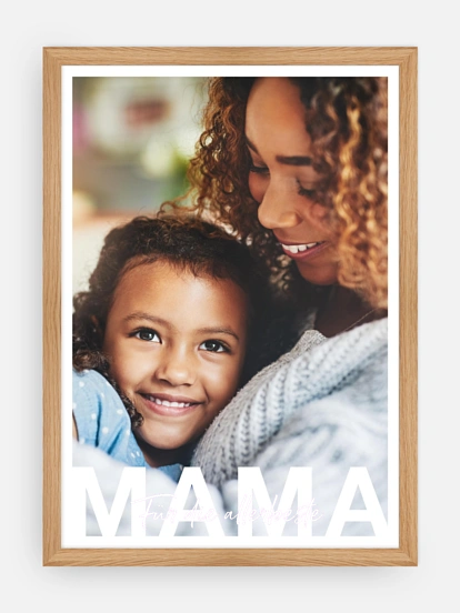 Poster Ostern Mama in Lettern