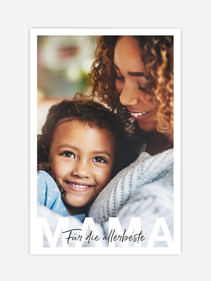 Poster Ostern Mama in Lettern