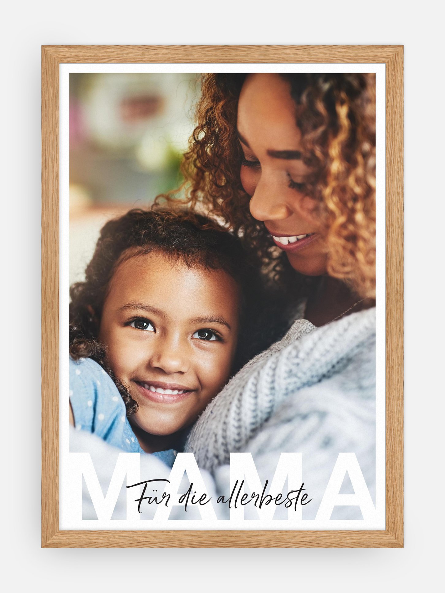 Poster Mama in Lettern