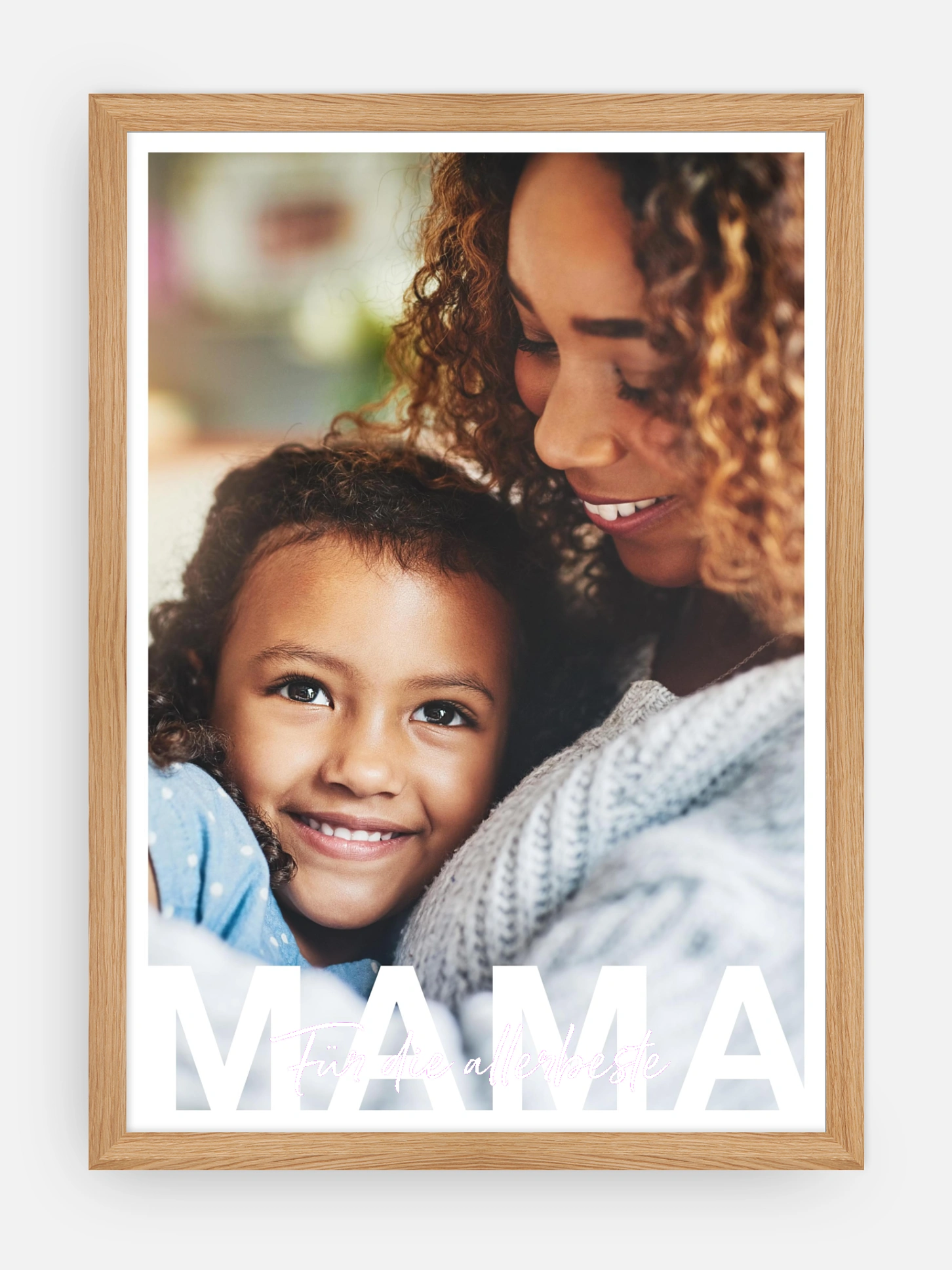 Poster Mama in Lettern