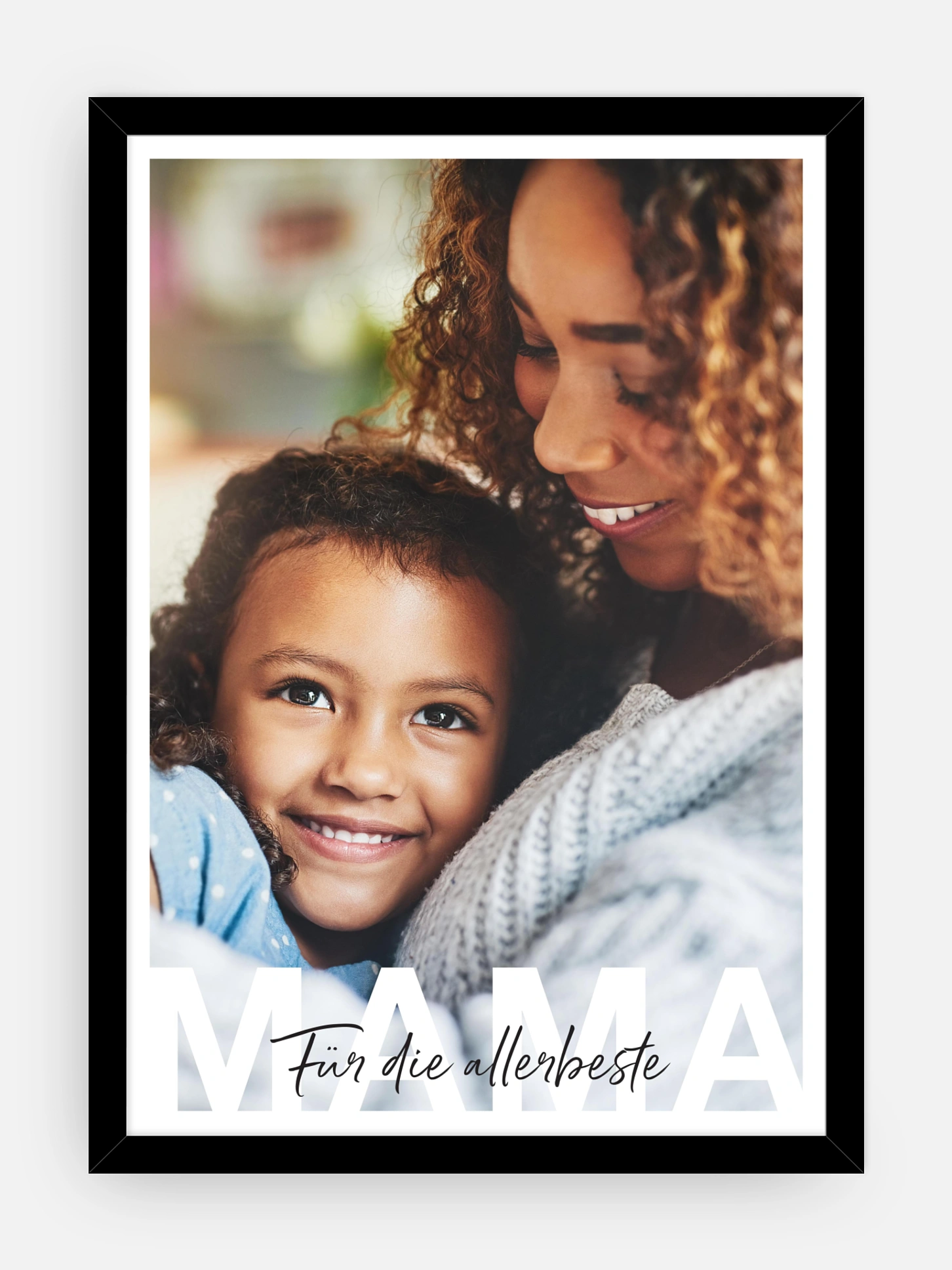 Poster Mama in Lettern