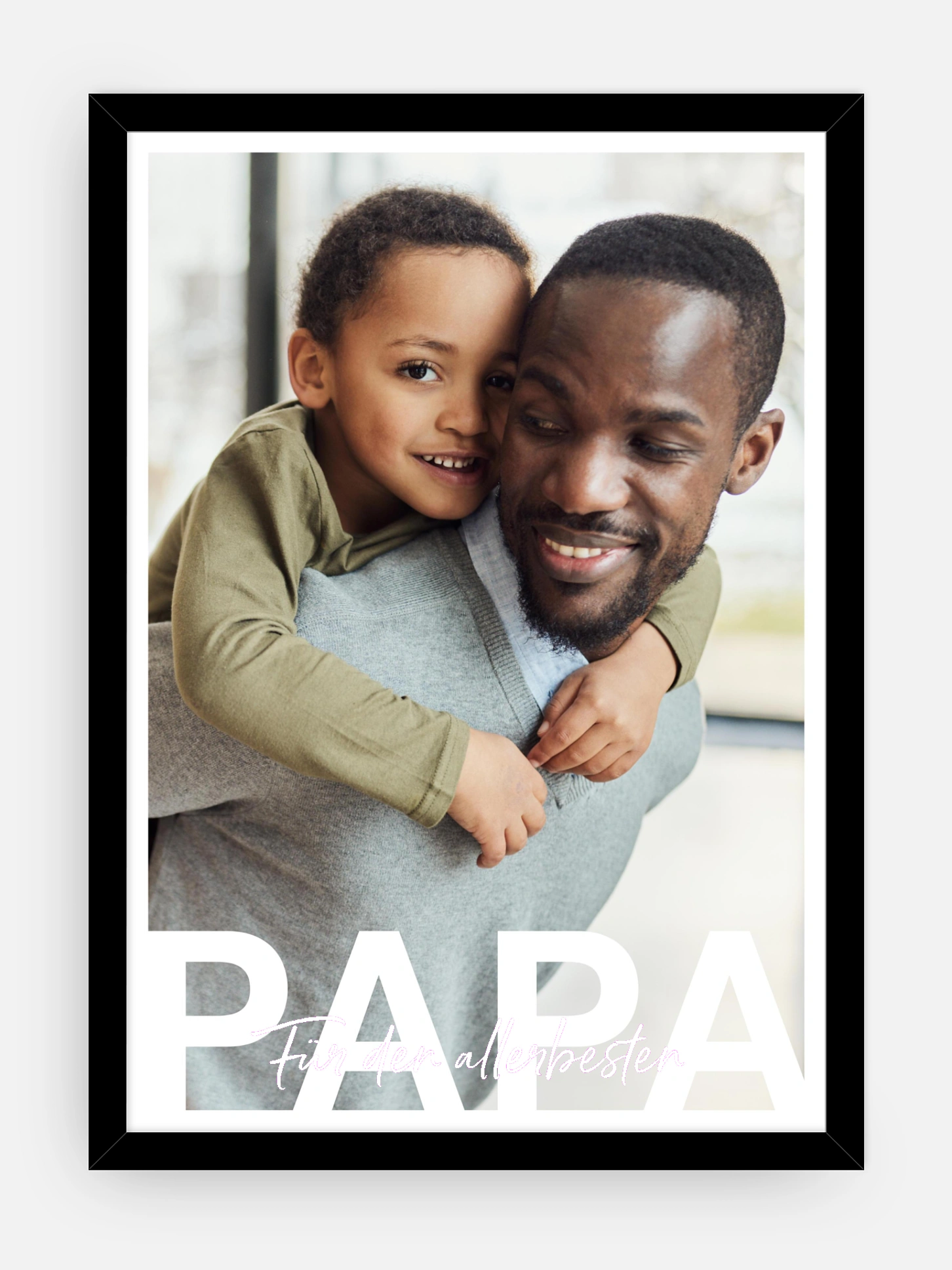 Poster Ostern Papa in Lettern