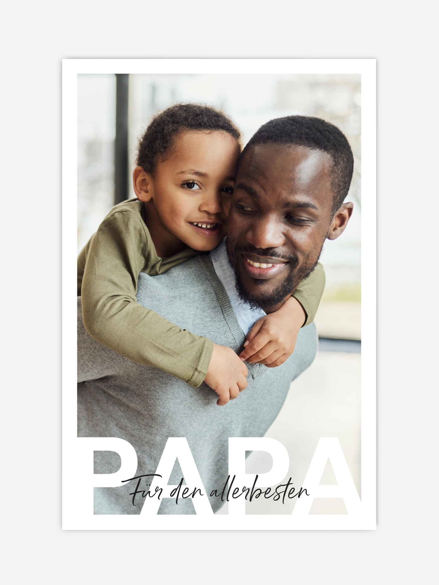 Poster Ostern Papa in Lettern