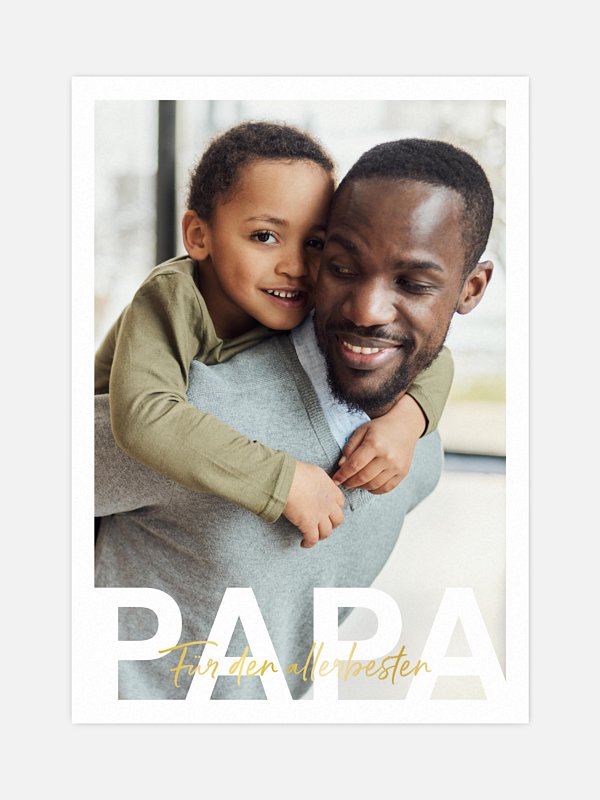 Papa in Lettern