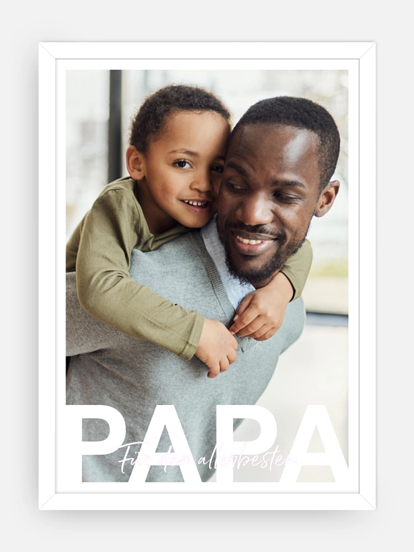 Papa in Lettern