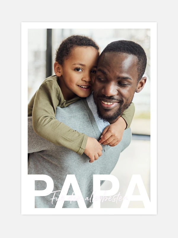 Papa in Lettern