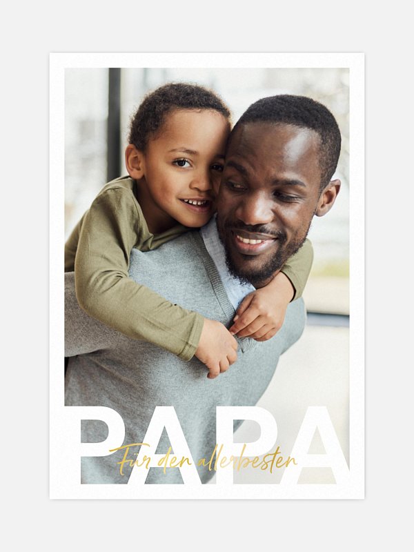 Papa in Lettern