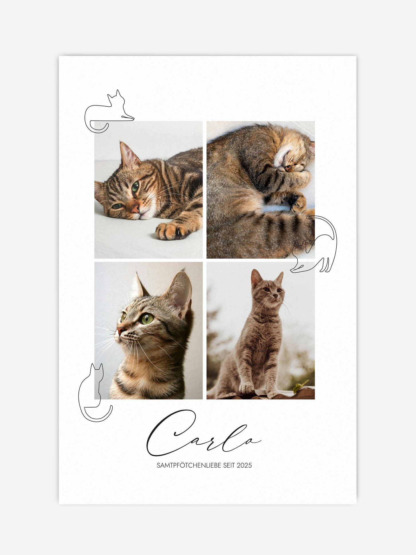 Poster Ostern Katzenliebe