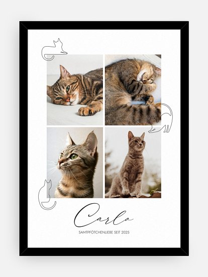 Poster Ostern Katzenliebe