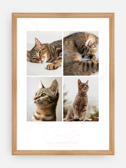 Poster Ostern Katzenliebe