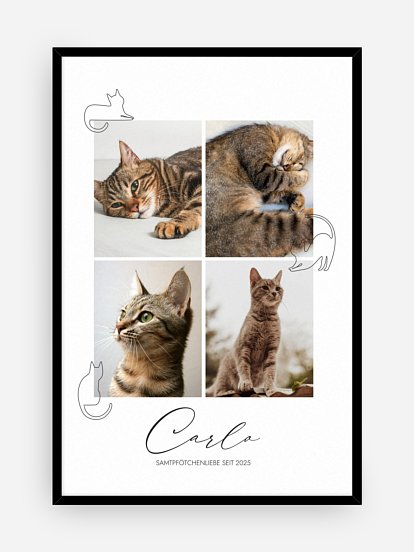 Poster Ostern Katzenliebe