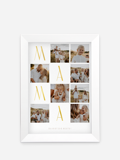 Poster Muttertag Fotocollage
