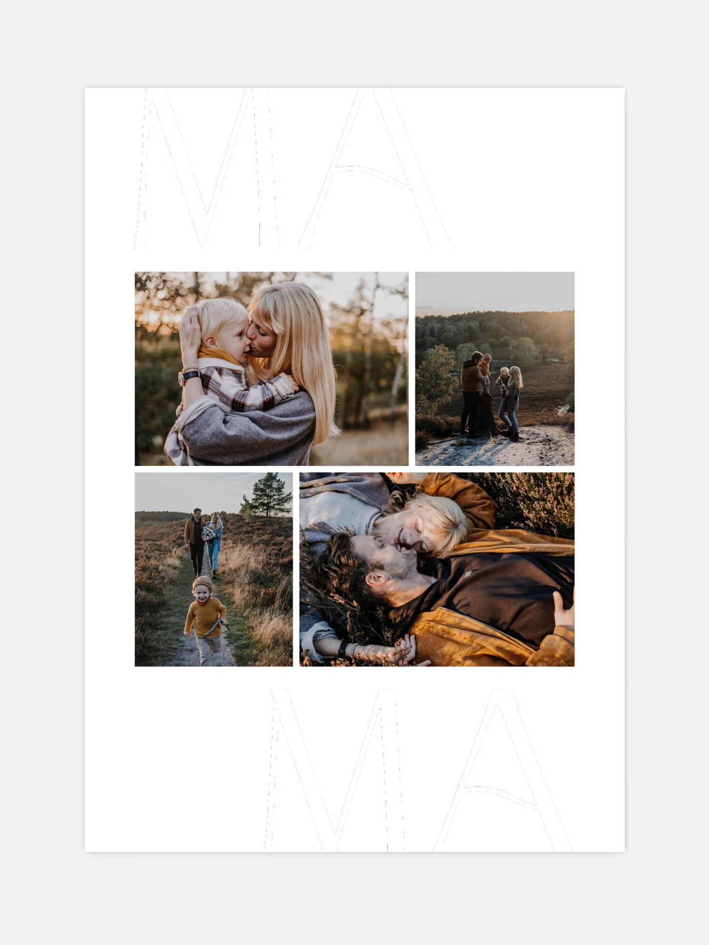 Poster Muttertag Mama