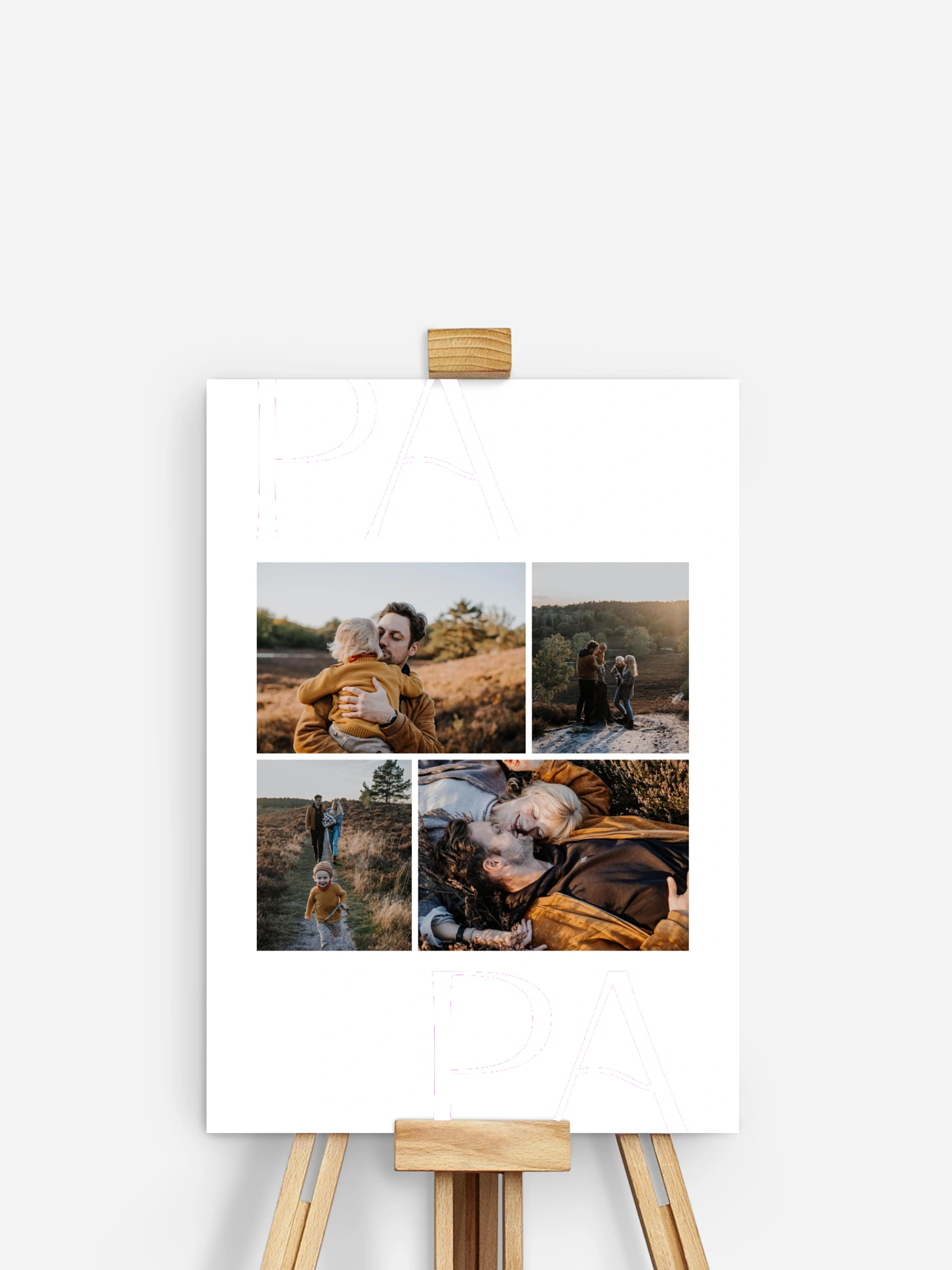 Poster Vatertag Papa