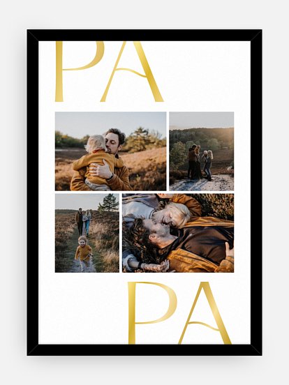 Poster Vatertag Papa