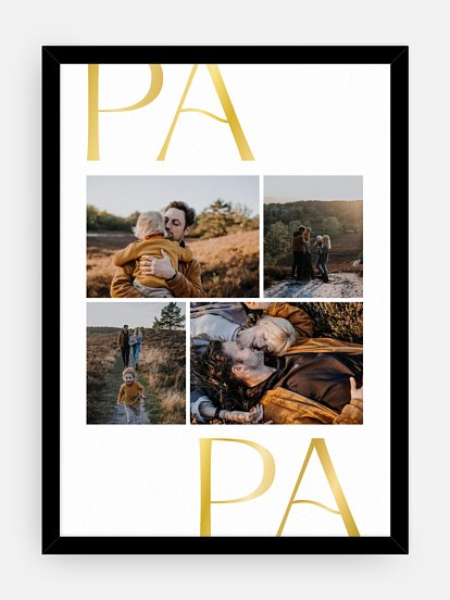 Poster Vatertag Papa