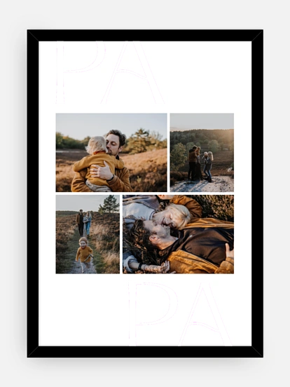 Poster Vatertag Papa