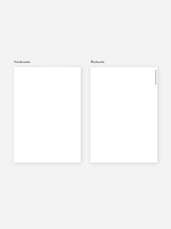 Formatvorlage Postkarte hoch