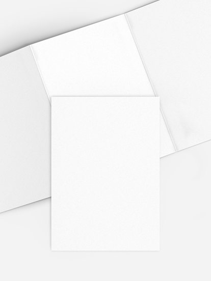 Formatvorlage Doppel-Klappkarte hoch zickzack