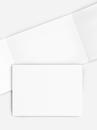 Formatvorlage Doppel-Klappkarte flach gewickelt