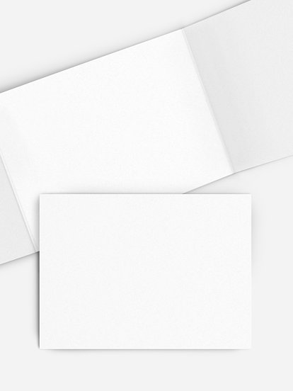 Formatvorlage Doppel-Klappkarte flach, zickzack