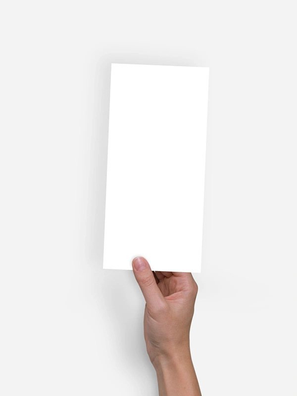 Formatvorlage Lange Postkarte hoch
