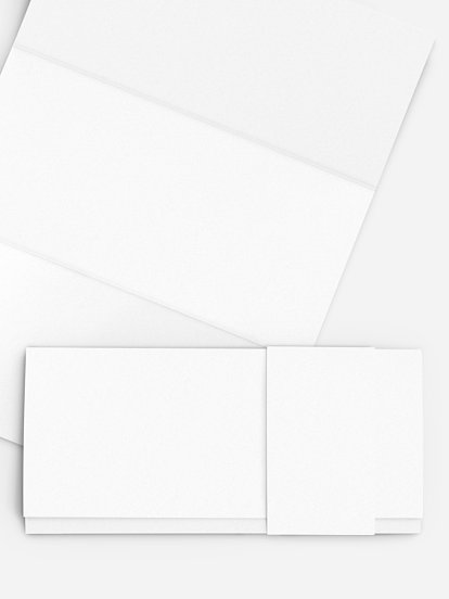 Formatvorlage Lange Doppelklappkarte mit Banderole