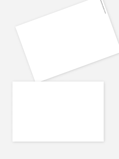 Formatvorlage Kleine Postkarte flach