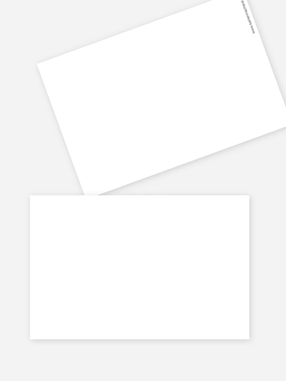 Formatvorlage Kleine Postkarte flach