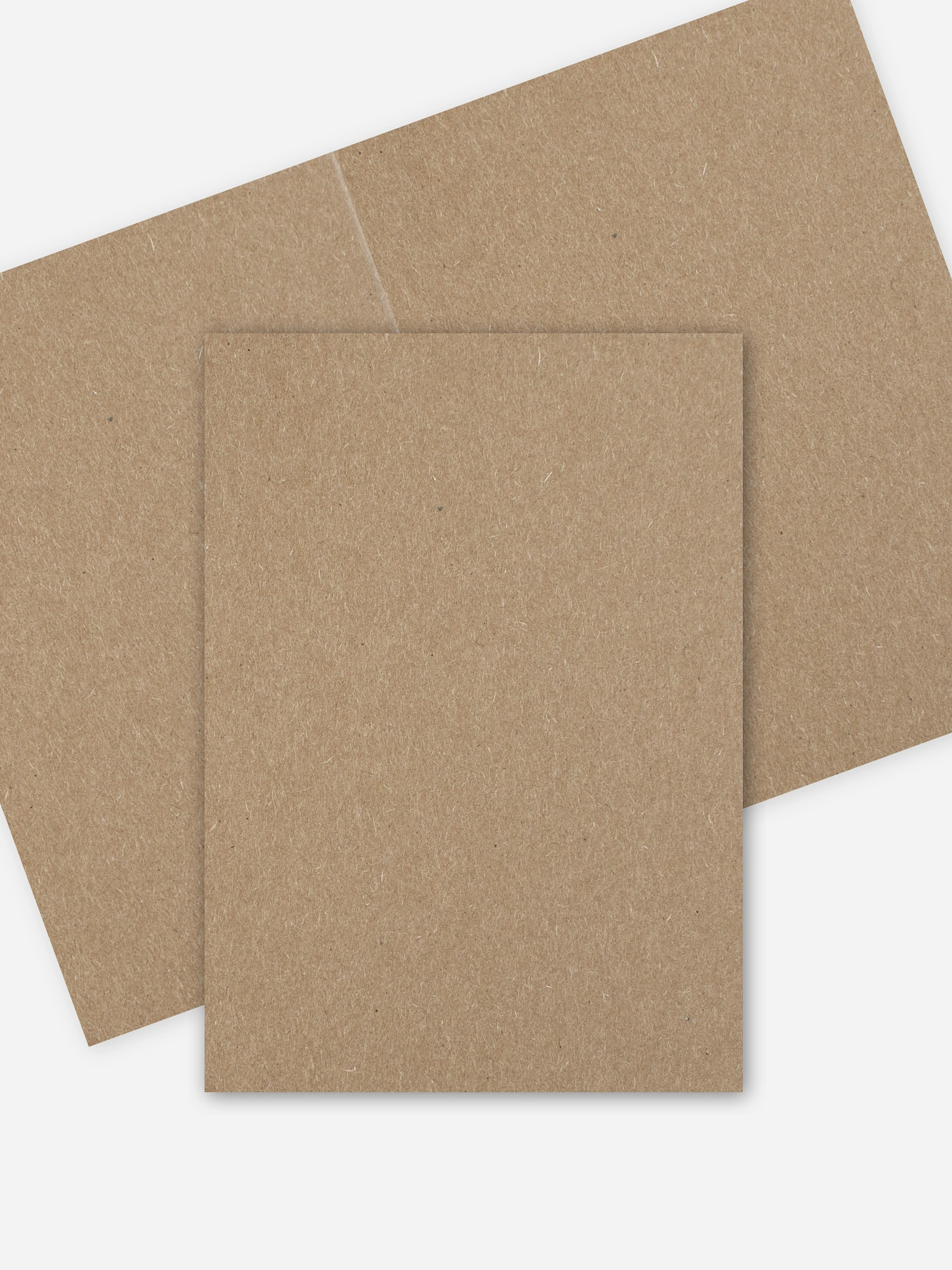 Formatvorlage Klappkarte hoch Kraftpapier