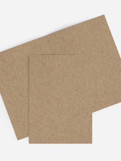 Formatvorlage Klappkarte hoch Kraftpapier