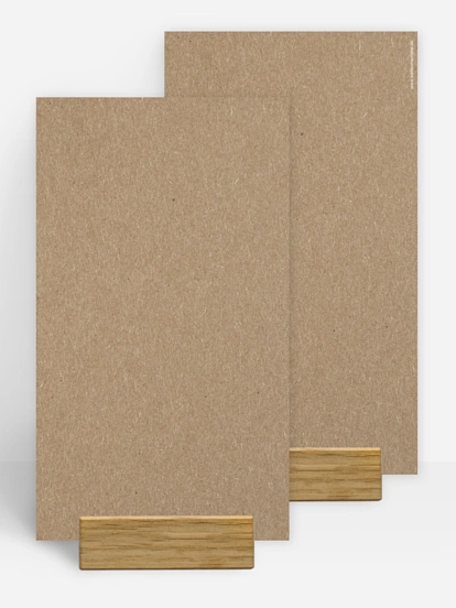 Formatvorlage Lange Postkarte breit hoch Kraftpapier