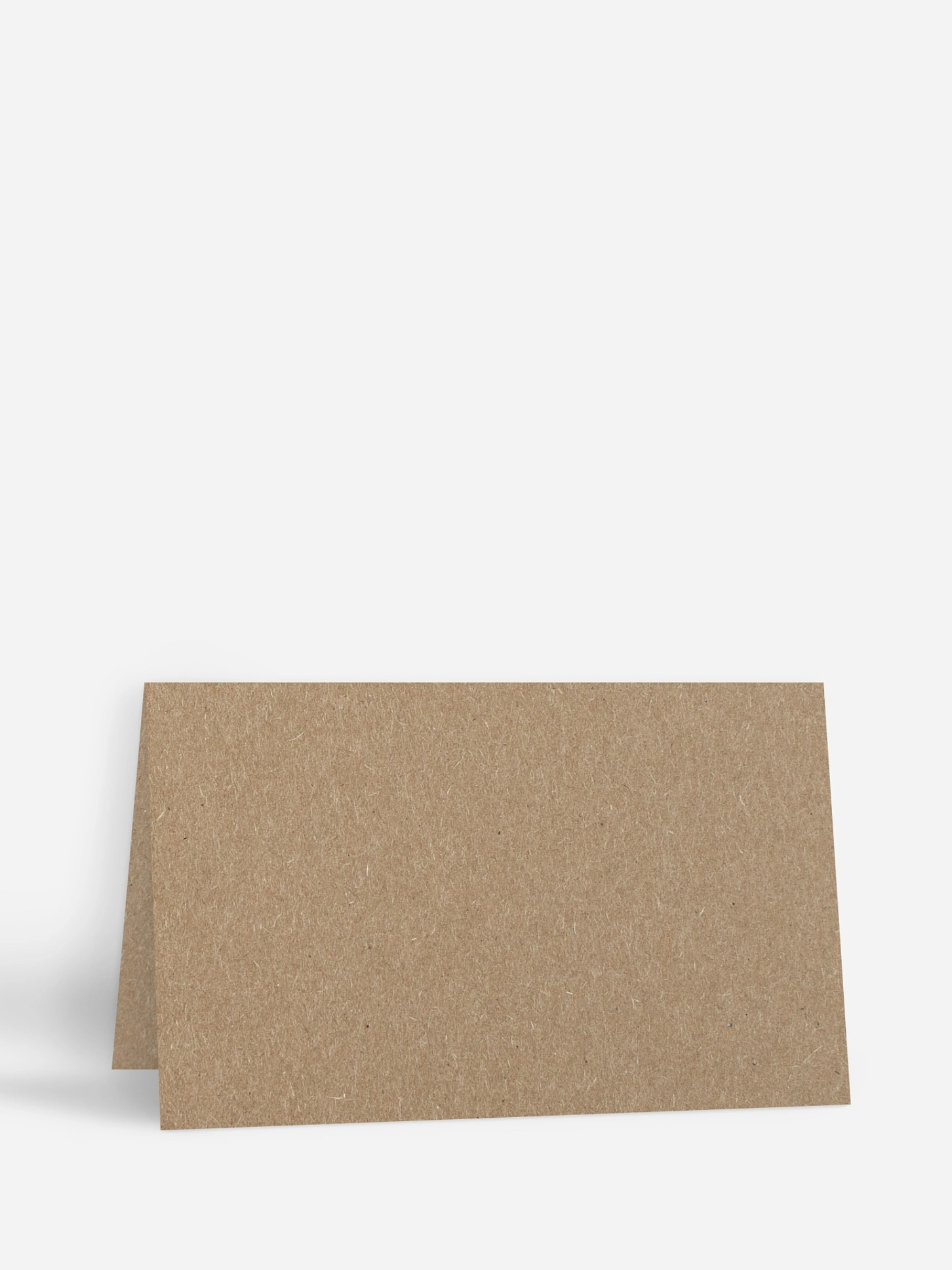 Formatvorlage Tischkarte Kraftpapier