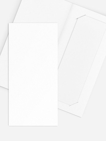 Formatvorlage Lange Klappkarte hoch mit Fotostreifen