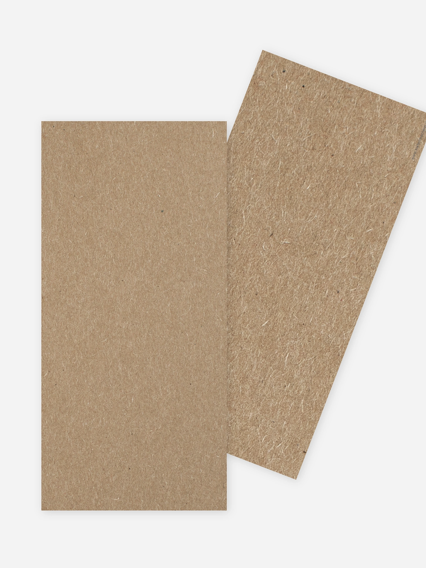 Formatvorlage Lange Postkarte hoch Kraftpapier