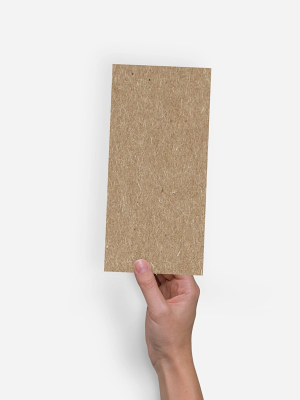 Formatvorlage Lange Postkarte hoch Kraftpapier