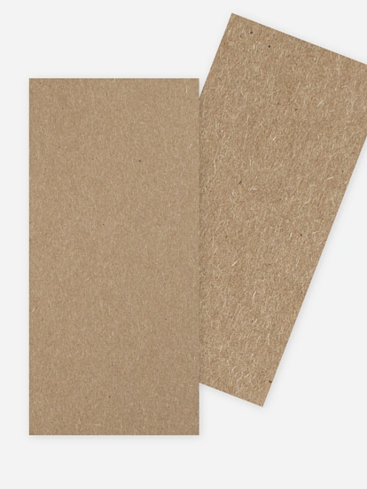 Formatvorlage Lange Postkarte hoch Kraftpapier