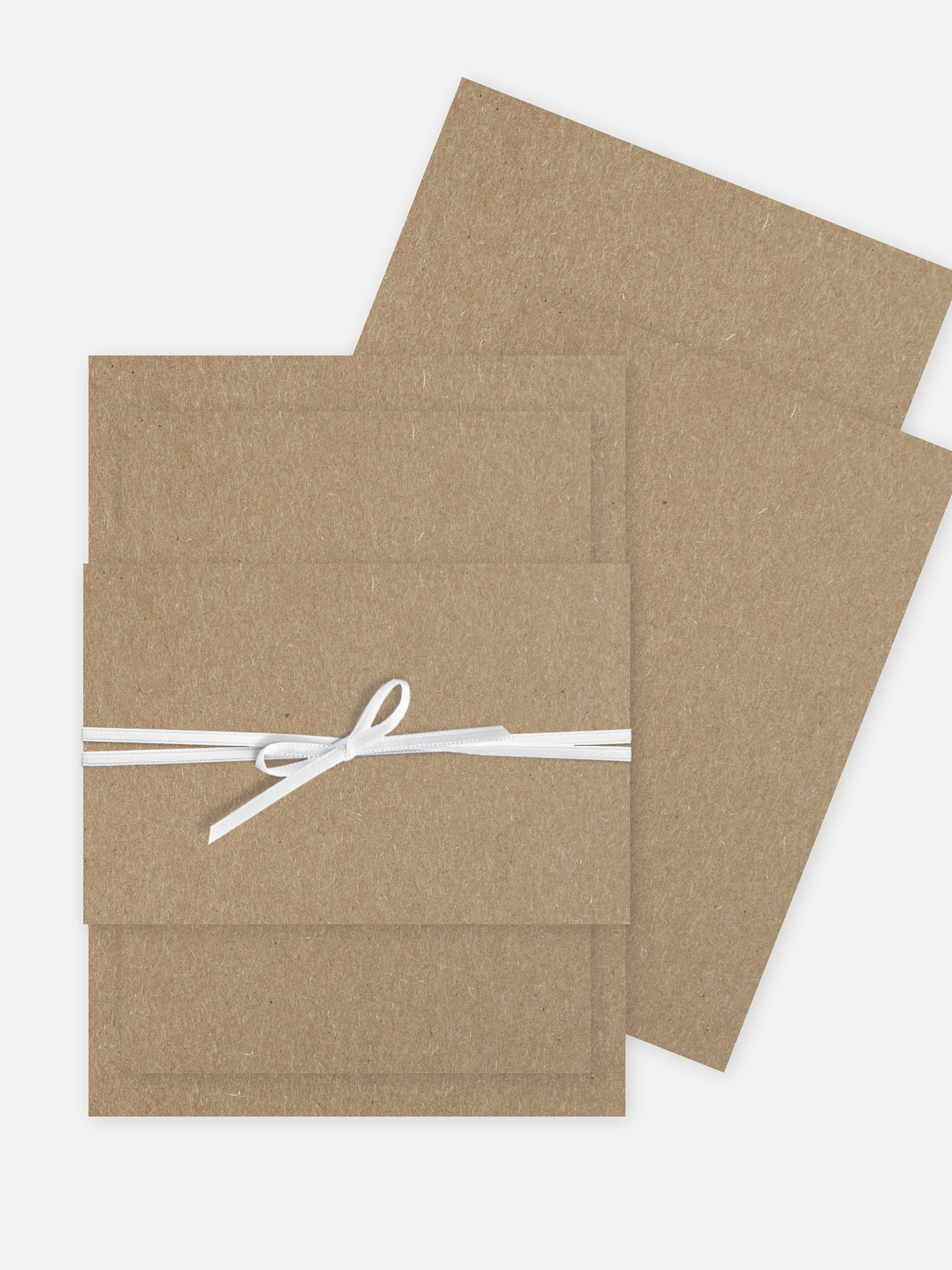 Formatvorlage Kartenset Kraftpapier