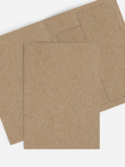 Formatvorlage Klappkarte hoch mit Einsteckkarten Kraftpapier