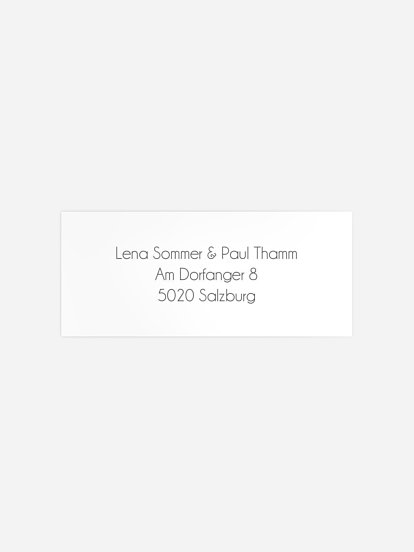 Absenderaufkleber Geburt Formatvorlage