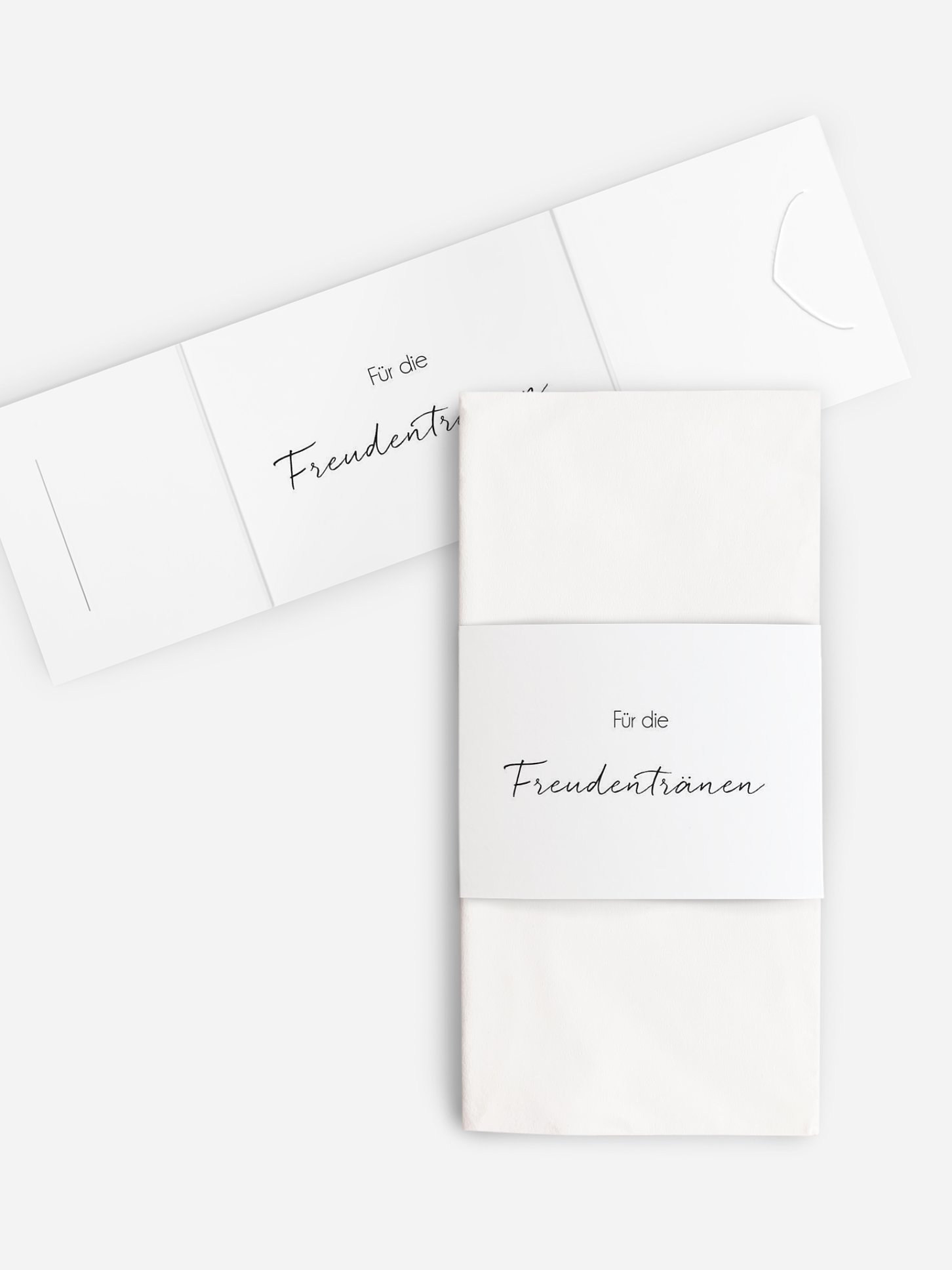 Freudentränen-Taschentücher Formatvorlage